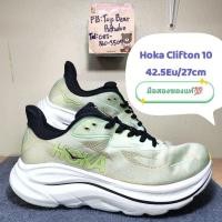 ราคา Hoka Clifton 10 ​ มือสองของแท้ไซส์ us9 Eu42.5 27cm​ (50011424421)