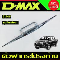 ราคา คิ้วฝากระโปรงท้าย คิ้วฝากระบะท้าย ดาบท้าย ชุบโครเมี่ยม อีซูซุ ดีแมกซ์ Isuzu DMAX D-MAX D-Max 2012 - 2015 (RI) (20218083463)