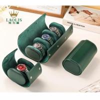 ราคา กล่องเก็บนาฬิกา ผีน้ำเขียว กล่องใส่เรือนนาฬิกาหนังกันฝุ่นสำหรับนาฬิกาจักรกล1 2 3บิต แบบพกพาสำหรับการเดินทาง (49400737959)
