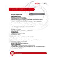 ราคา เครื่องบันทึก Hikvision DVR รุ่น DS-7204HUHI-K2 4-ch 5 MP 1U H.265 DVR (22107587300)