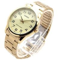 ราคา Casio Standard นาฬิกาข้อมือ รุ่น MTP-V001G-9B (ทอง) (318356803)