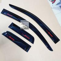 ราคา คิ้วรถยนต์ กันสาด isuzu d-max สีดำโลโก้แดง รุ่นแคป ใส่ปี 2012 - 2019 (17788703991)