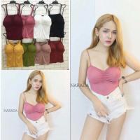 ราคา สายเดี่ยวเสริมฟองน้ำเนื้อผ้าเรย่อน (2498125079)