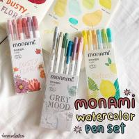 ราคา MONAMI LIVE COLOR WATERCOLOR PEN SET ปากกาสีน้ำ รุ่น LIVE COLOR ชุด 6 สี (14733218309)