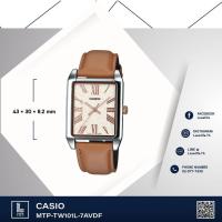 ราคา นาฬิกาข้อมือ Casio รุ่น MTP-TW101L-7AVDF Standard- นาฬิกาข้อมือสายหนังสีดำ ผู้ชาย (519581926)