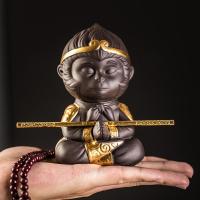 ราคา Wukong ชาสัตว์เลี้ยงชาตุ๊กตา Gilded ตุ๊กตาเซรามิคใหม่สไตล์จีนตกแต่งบ้าน Creative ขาตั้งโทรศัพท์ Teaware (25948098382)