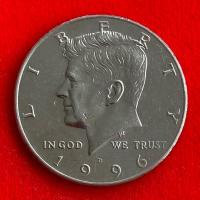 ราคา เหรียญสหรัฐอเมริกา​​ USA ½ dollar ปี 1996 เหรียญ​ต่างประเทศ (42461598463)