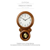 ราคา DIPOA Elegance in Melody (WP106DB) นาฬิกาแขวนไม้ พร้อมลูกตุ้ม และเสียงดนตรี ดีไซน์วินเทจ (23342876167)