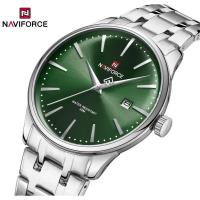 ราคา Naviforce นาฬิกาข้อมือควอตซ์แฟชั่น สายแสตนเลส กันน้ํา สําหรับบุรุษ (24672152509)