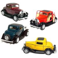 ราคา KiNSMART 1932 Ford 3-Window Coupe 1:34 Scale 5" Red Die Cast Metal Model Toy รถคลาสสิก (27044583310)