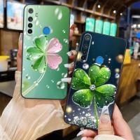 ราคา Realme C3 / 5 / REALME 5I / Realme Q / REALME 5 Pro / เคส REALME C3 ลายโคลเวอร์สี่ใบนําโชค ทนทานและสวยงามในราคาถูก (40080858163)
