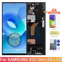 ราคา S22 Ultra จอแสดงผลสําหรับ Samsung Galaxy S22 Ultra 5G S908B S908B/DS จอแสดงผล Lcd หน้าจอสัมผัสดิจิตอลพร้อมกรอบ (40061169770)