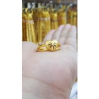 ราคา แหวนทองเคลือบ ลายหัวใจหนัก 1 สลึง งานใส่ดี ใส่สวย ใส่ทน เนื้องานละเอียด ใส่เเทนทองแท้ได้อย่างมั่นใจ (14765582578)