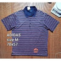 ราคา ADIDAS อาดิดาส เสื้อโปโลเสื้อยืดคอปกลายทาง (28631176138)