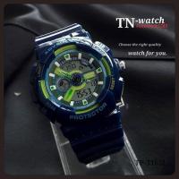 ราคา us submarine SPORT DIGITAL รุ่น TP-3163L นาฬิกาผู้หญิงกันน้ำ100%พร้อมกล่อง สีน้ำเงินเขียว (944200023)