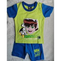 ราคา Set เสื้อ+กางเกงขาสั้น Ben10 สีเขียว size : 2 ( 2-3y) (4732431826)
