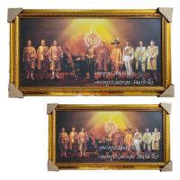 ราคา รุปในหลวงรัชกาลที่ 1-10 พร้อมกรอบขนาด30x15นิ้ว (29263160479)