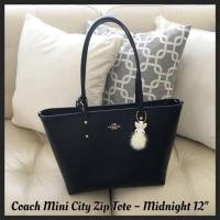 ราคา NEW กระเป๋า Coach รุ่น Mini city zip tote 12" (1343622693)