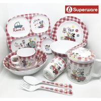 ราคา มิกกี้ - โร้ดทริป ช้อนส้อมเด็ก จานข้าว แก้วน้ำเมลามีน Disney MICKEY Superware ศรีไทยซุปเปอร์แวร์ [ขายแยกชิ้น] (23009953958)