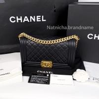 ราคา chanel boy10 caviar แท้สวย (17942182185)