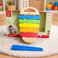 ราคา ระนาดไม้ Hape Rainbow Xylophone ไซโลโฟนเด็ก ระนาดของเล่นเด็ก Xylophone พร้อมกล่องแท้มือสอง (43879119256)