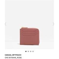 ราคา Charles & Keith | casual zip pouch - Pink size Xxs (23338927902)