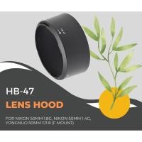 ราคา HB-47 HB47 เลนส์สําหรับ Nikon 50mm 1.8G, Nikon 50mm 1.4G, YONGNUO 50mm f/1.8 (F mount) Nikon DSLR (40230070524)