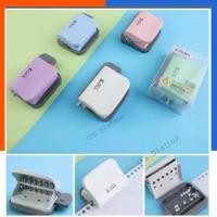 ราคา ที่เจาะกระดาษ 6รู เครื่องเจาะกระดาษ DL2617 เข้าเล่ม คละสี ตุ๊ดตู่เจาะรู เจาะกระดาษได้ 5 แผ่น/ครั้ง ที่เจาะกระดาษ (28075364537)