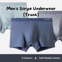 ราคา Stripe underwear for Men กางเกงชั้นในชาย Modal Cotton / กางเกงบ็อกเซอร์กางเกงในชาย (26125958525)