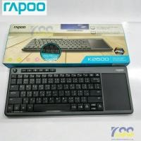 ราคา KEYBOARD (คีย์บอร์ด) Rapoo K2600 Wireless Touch Keyboard (KB-K2600-BK) สีดำ- รับประกัน 2 ปี (3176318363)