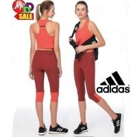 ราคา Adidas - ใหม่ กางเกงใส่วิ่งออกกำลังกายรัดรูป 3 ส่วน ADIDAS 3/4 CHILL TIGHTS AZ2930 ขนาด L(เอวจริง32-34"/ สะโพก42-43") (6100652716)