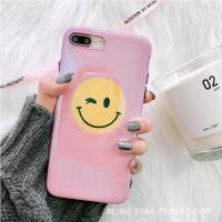ราคา [ใส่โค้ดลดค่าส่ง] เคส ยิ้มพื้นชมพู iPhone 6/6s/6+/6s+/7/7+/8/8+/X (989915500)