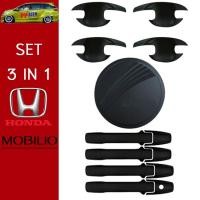 ราคา ชุดแต่ง Honda Mobilio เบ้าประตู,ครอบมือจับ.ฝาถัง ดำด้าน (7466170085)