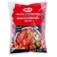 ราคา จำกัด1ลัง/บิล Aro เอโร่ สตรอเบอร์รี่แช่แข็ง (ยกลัง 1kg 10ถุง) ส่งแช่แข็ง strawberry (25811122222)
