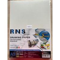 ราคา กระดาษวาดเขียน 100 ปอนด์ RNS ขนาด A3 ชนิดผิวหยาบ แพ็ค 50 แผ่น (25911406379)
