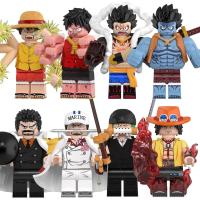 ราคา One Piece Action Figure Sakazuki Monkey D Luffy Roronoa Zoro Monkey D Garp ของเล่นคอลเลกชันบล็อกอาคารสําหรับเด็ก (56059365706)