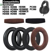 ราคา แผ่นฟองน้ําครอบหูฟัง สําหรับ Sennheiser HD599 HD598 HD598SE HD598CS HD595 HD569 HD560s HD559 HD558 HD555 HD518 HD515 PC350 PC360 (25375277039)