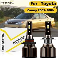 ราคา Fit สําหรับ Toyota Camry 2001-2006 ไฟหน้ารถหลอดไฟ 6000K 400% ความสว่าง 120W 24000LM Plug-N- Play Canbus ไม่มีข้อผิดพลาด (42379470613)