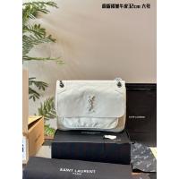 ราคา YSL Underarm Bag High-End Mini One-Shoulder ประณีต All-Match Tote อารมณ์ Noble กระเป๋าถือของขวัญช้อปปิ้ง Niki Dating หรูหรา Cross-Body กระเป๋า Retro (56609774004)