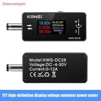 ราคา {Sakurasayin} KWS-DC28 0.96 นิ้ว TFT HD Digital Display DC 5.5*2.5 Interface Tester Voltage Ammeter Power Meter Multi In One Display ใหม่ (57860846687)
