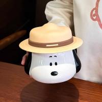 ราคา ส่งด่วนSnoopy mug with Hat lit แก้วมัคสนูปปี้มีหมวกเป็นฝา แก้วหมาสนูปปี้ แก้วน้ำ 70168 (48810498357)
