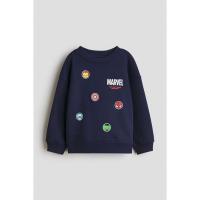 ราคา H&M(เอชแอนด์เอ็ม) เสื้อสเวตเตอร์พิมพ์ลายแบบโอเวอร์ไซส์ Boys Oversized printed sweatshirt 1117459_22 (50004189530)