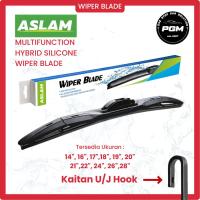 ราคา ASLAM ที่ปัดน้ําฝนรถยนต์ซิลิโคนไฮบริด 14-28 นิ้ว (เดี่ยว) (54802920482)
