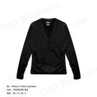 ราคา DKNY เสื้อแขนยาวผู้หญิง รุ่น Woman's V-Neck Long Sleeve Code: P3HH6UMC BLK (29823404620)