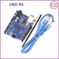 ราคา Arduino UNO R3 แบบ SMD + สาย USB คุณภาพสูง + ก้างปลา Development board + USB CABLE (2696527450)