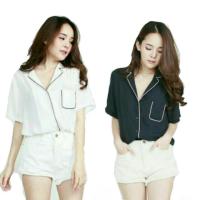 ราคา เชิ้ตแขนสั้นกุ๊นขอบตัดสี รุ่นนิวเคลียร์ (439296368)