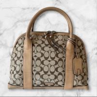 ราคา COACH กระเป๋าทรงโดมสีน้ำตาล (42158591521)
