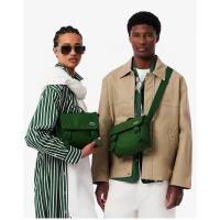 ราคา Lacoste 2025 Spring New Stylish French Crossbody & Shoulder Bags Unisex Simple Messenger Bag (40654506744)