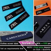 ราคา Garment label ริบบิ้นเสื้อผ้า ผ้าฝ้ายผ้าไหม โพลีเอสเตอร์ ป้ายทอส่วนบุคคล ป้ายคอปก (49955099037)