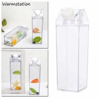 ราคา ♛♨✐500/1000ML Transparent Square Plastic Gourd Bottles Drink Bottled Water Bottle Cup Water Portable Outdoor Sports Cold (22332679967)